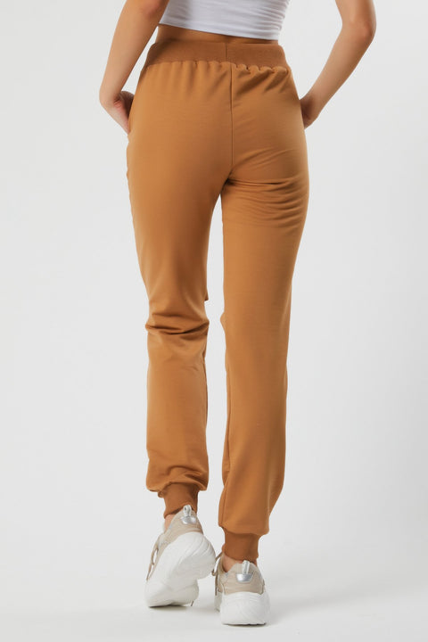 TonnyBlack Toprak Women Knee Pieced Waist Leg Elastic Sweatpants TBG051-1_328