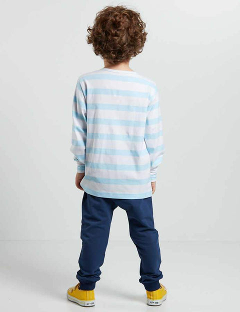 Denokids Orange Dino Boy Pants Set