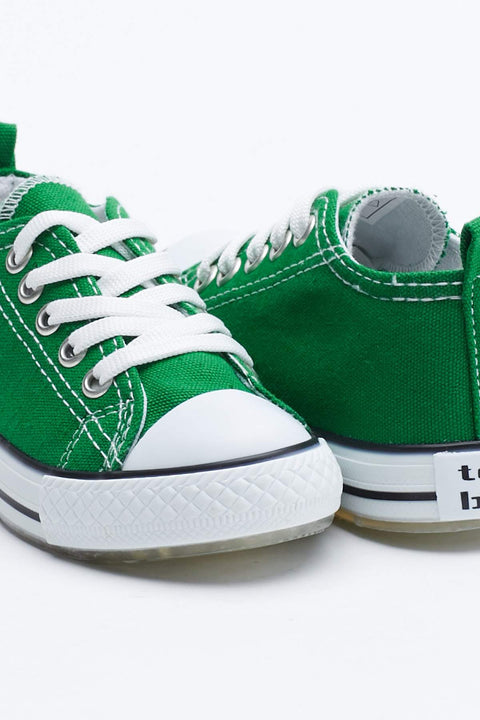 TonnyBlack Green Kids Lighted Sports Shoes